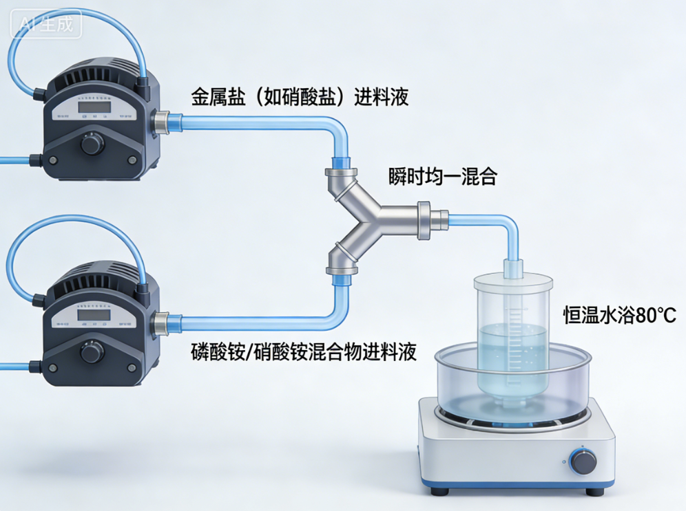 金属铵磷酸盐合成