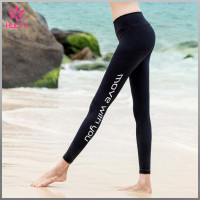 Hot Wholesale Nylon Spandex Yoga Leggings Moisture Wicking Women Workout Tights