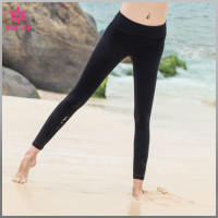 Hot Wholesale Nylon Spandex Yoga Leggings Moisture Wicking Women Workout Tights
