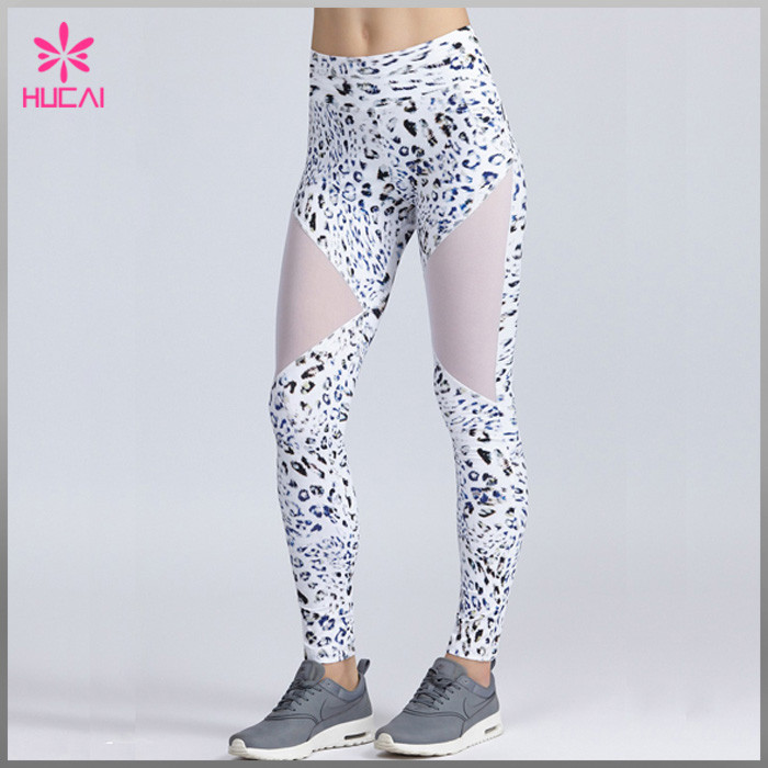 Wholesale Custom Polyester Spandex Women Mesh Sublimation Printed