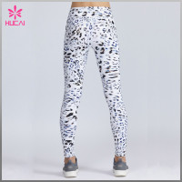 Wholesale Custom Polyester Spandex Women Mesh Sublimation Printed Running Leggings