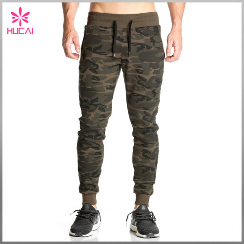 Custom Cotton Polyester Camo Pants Wholesale Men Jogger Sweatpants