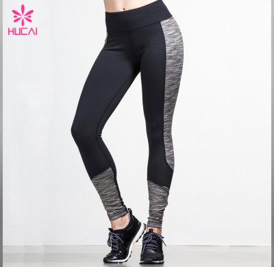 Wholesale Nylon Spandex Space Dye Leggings Custom Gym Wear Women Dry Fit
