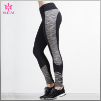 Wholesale Nylon Spandex Space Dye Leggings Custom Gym Wear Women Dry Fit