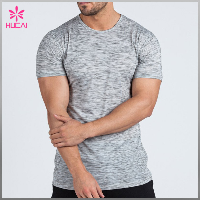 Wholesale T Shirt 93% Polyester 7% Spandex Men Sports Clothing