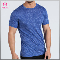 Wholesale Polyester Spandex T Shirts Custom Dry Fit Fitness Clothes Men Running