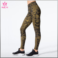 Wholesale Nylon Spandex Sublimation Workout Leggings Custom Women Sports Wear