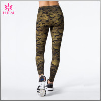 Wholesale Nylon Spandex Sublimation Workout Leggings Custom Women Sports Wear