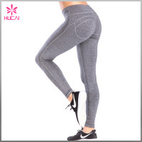 Full Length Nylon Spandex Gym Tights Leggings Dry Fit Yoga Pants Women