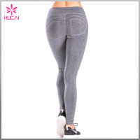 Full Length Nylon Spandex Gym Tights Leggings Dry Fit Yoga Pants Women