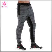 Custom Cotton Polyester Space Dye Slim Fit Men Jogger Pants With Side Pocket