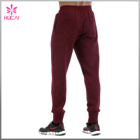 Wholesale Sports Wear Gym Clothing Double Faced Men Tapered Jogger Pants