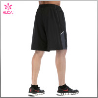 Wholesale 100% Polyester Gym Clothing Dry Fit Mens Running Shorts