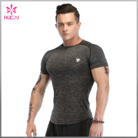 Wholesale Gym Clothing Muscle Fit Mens Dry Fit Running Shirt