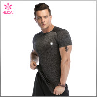 Wholesale Gym Clothing Muscle Fit Mens Dry Fit Running Shirt