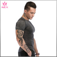 Wholesale Gym Clothing Muscle Fit Mens Dry Fit Running Shirt