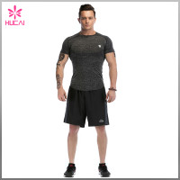 Wholesale Gym Clothing Muscle Fit Mens Dry Fit Running Shirt