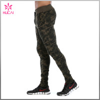 Wholesale Full Length Taper Sweatpants Mens Camo Jogger Pants Outfit