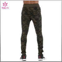 Wholesale Full Length Taper Sweatpants Mens Camo Jogger Pants Outfit