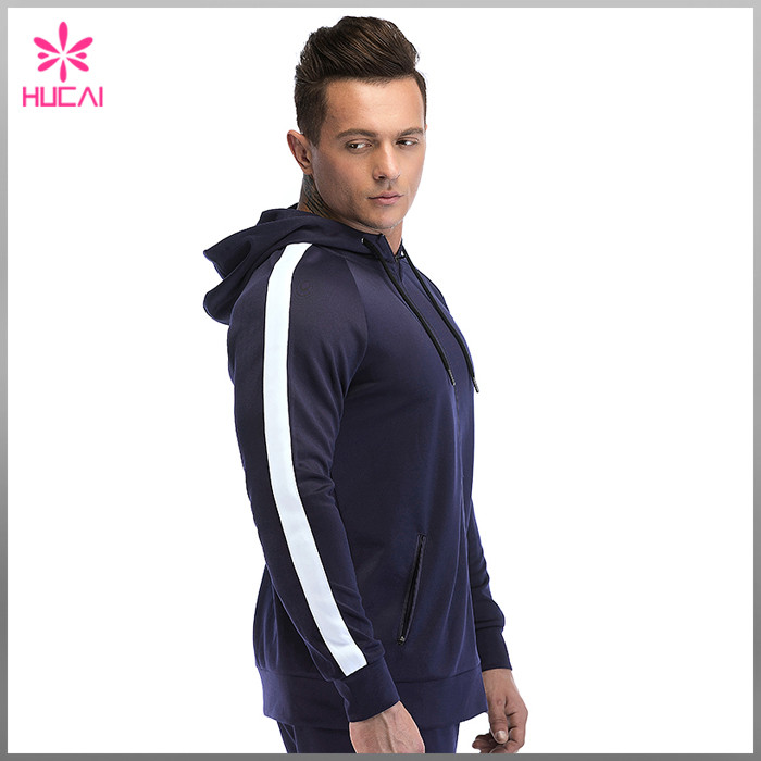 Wholesale Slim Fit Mens Polyester Streetwear Hoodie Blank | Custom ...