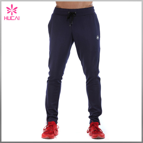 Wholesale Streetwear Jogger Slim Fit Polyester Track Pants Men