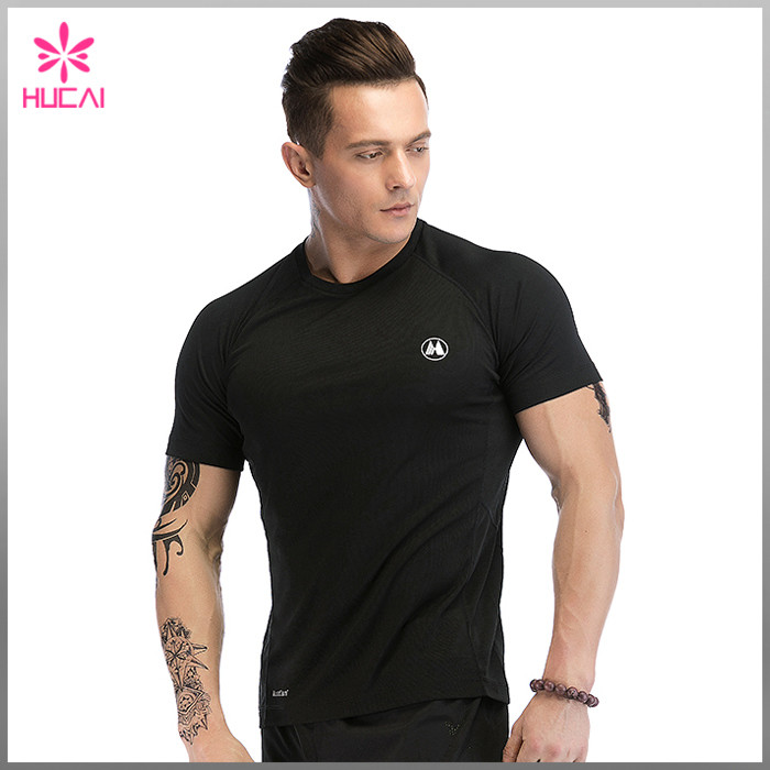 Wholesale Dry Fit Workout Clothing Muscle Fit Gym Tee Shirts Mens ...