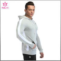 Wholesale Slim Fit Mens Hooded Sweatshirts Custom Design With Zipper