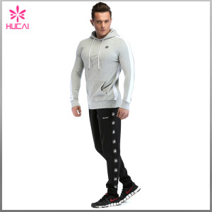 Wholesale Slim Fit Mens Hooded Sweatshirts Custom Design With Zipper