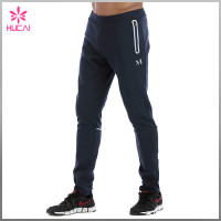 High Quality Cotton Polyester Sweatpants Custom Mens Jogger Pants With Zip Pocket