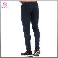 High Quality Cotton Polyester Sweatpants Custom Mens Jogger Pants With Zip Pocket