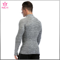 Custom Gym Clothing Dry Fit 1/4 Zip Training Jacket Men