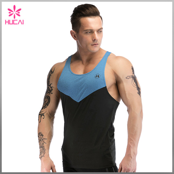 Custom Workout Clothing Mens Plain Stringer Singlet Wholesale Gym