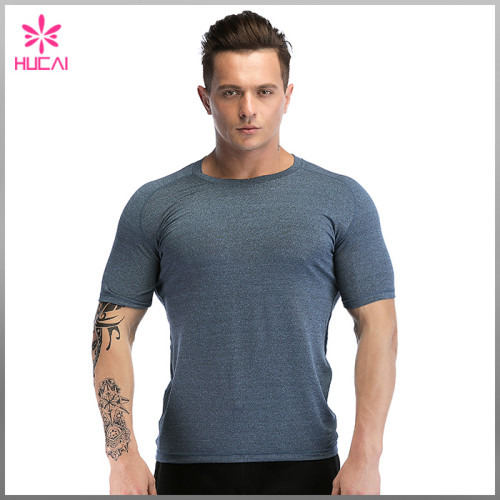 Custom Mesh Workout Clothing Dry Fit Mens Training Apparel T Shirts