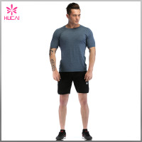 Custom Mesh Workout Clothing Dry Fit Mens Training Apparel T Shirts