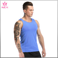 Wholesale Slim Fit Gym Tank Top Mens Dry Fit Running Apparel