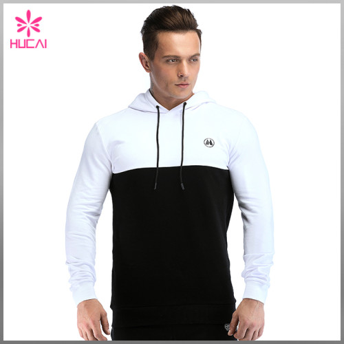 Wholesale Cotton Polyester Blank Pullover Athletic Hoodie Mens Custom