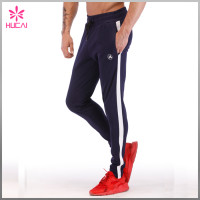 OEM Stretchy Polyester Tapred Track Pants Custom Jogging Pants Men