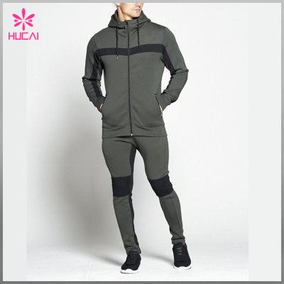 Wholesale Fleece Cotton Sportswear Custom Sports Track Suit For Men