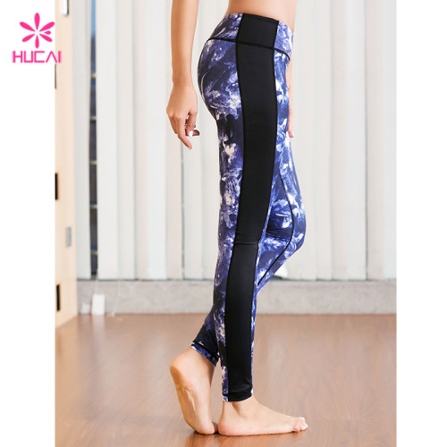 Custom Dry Fit Fitness Pants Sexy Women Printed Yoga Tights