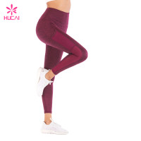 High Quality Yoga Wear Flatlock Stitching Dry Fit Women Mesh Panel Training Leggings