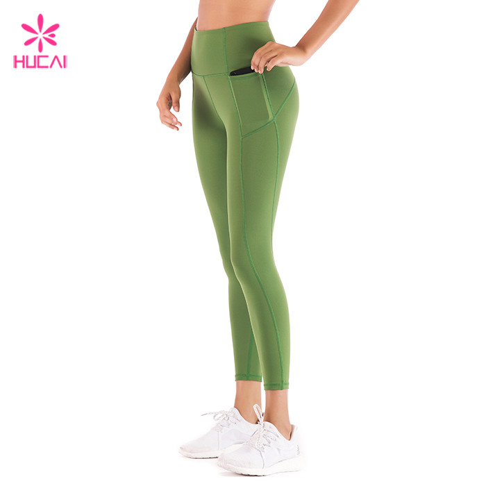 Olive Green Gym Tights
