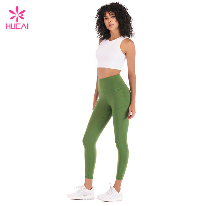 Green Sports Tights