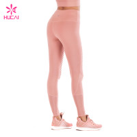 Wholesale Four Needles Six Lines Leggings Women Slim Fit Coral Pleated Yoga Pants