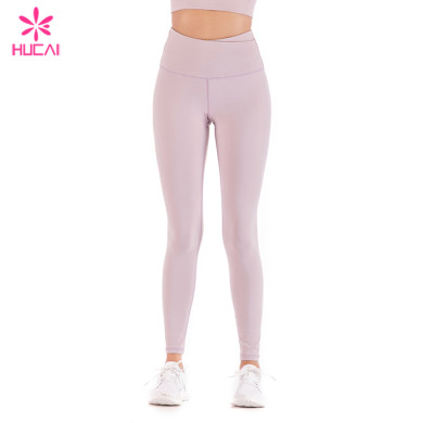 China Factory Nylon Spandex Leggings Wholesale Supplier Custom Yoga Pants Manufacturer