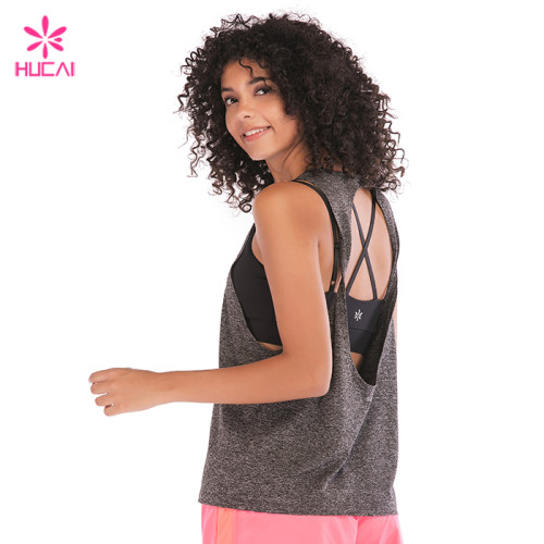 China Factory Wholesale Fitness Wear Manufacturer Womens Custom Dry Fit Tank Top Supplier