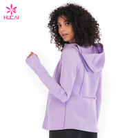 Cheap Wholesale Manufacturer Nylon Spandex Dry Fit Women Custom Yoga Jacket Supplier