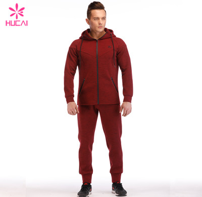 Wholesale Supplier Cotton Polyester Custom Hoody Sweatsuit For Men Manufacturer