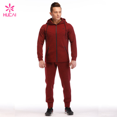 Wholesale Supplier Cotton Polyester Custom Hoody Sweatsuit For Men Manufacturer