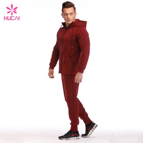 Wholesale Supplier Cotton Polyester Custom Hoody Sweatsuit For Men Manufacturer