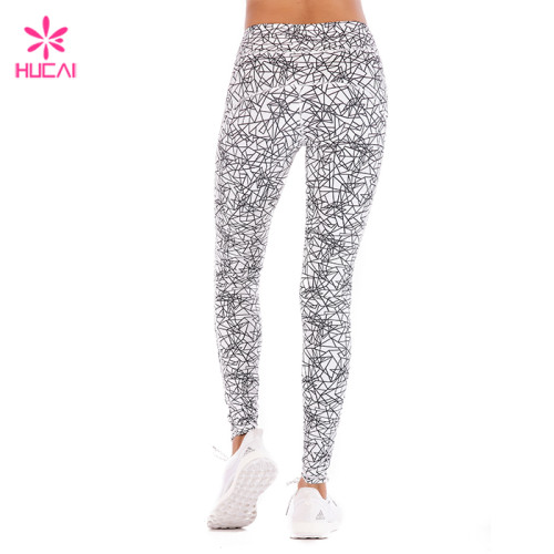 China Online Best Place to Buy High Waist Sublimation Printed Control High Tights For Women